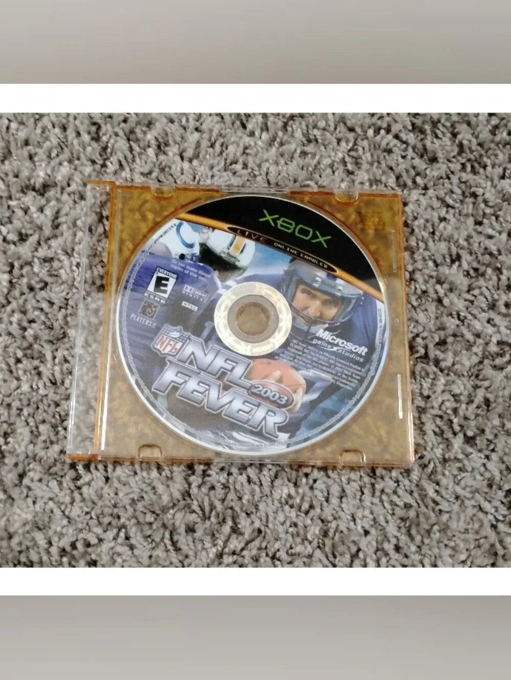 NFL Fever 2003 (Original Xbox) - Disc Only with Translucent Orange Jewel Case